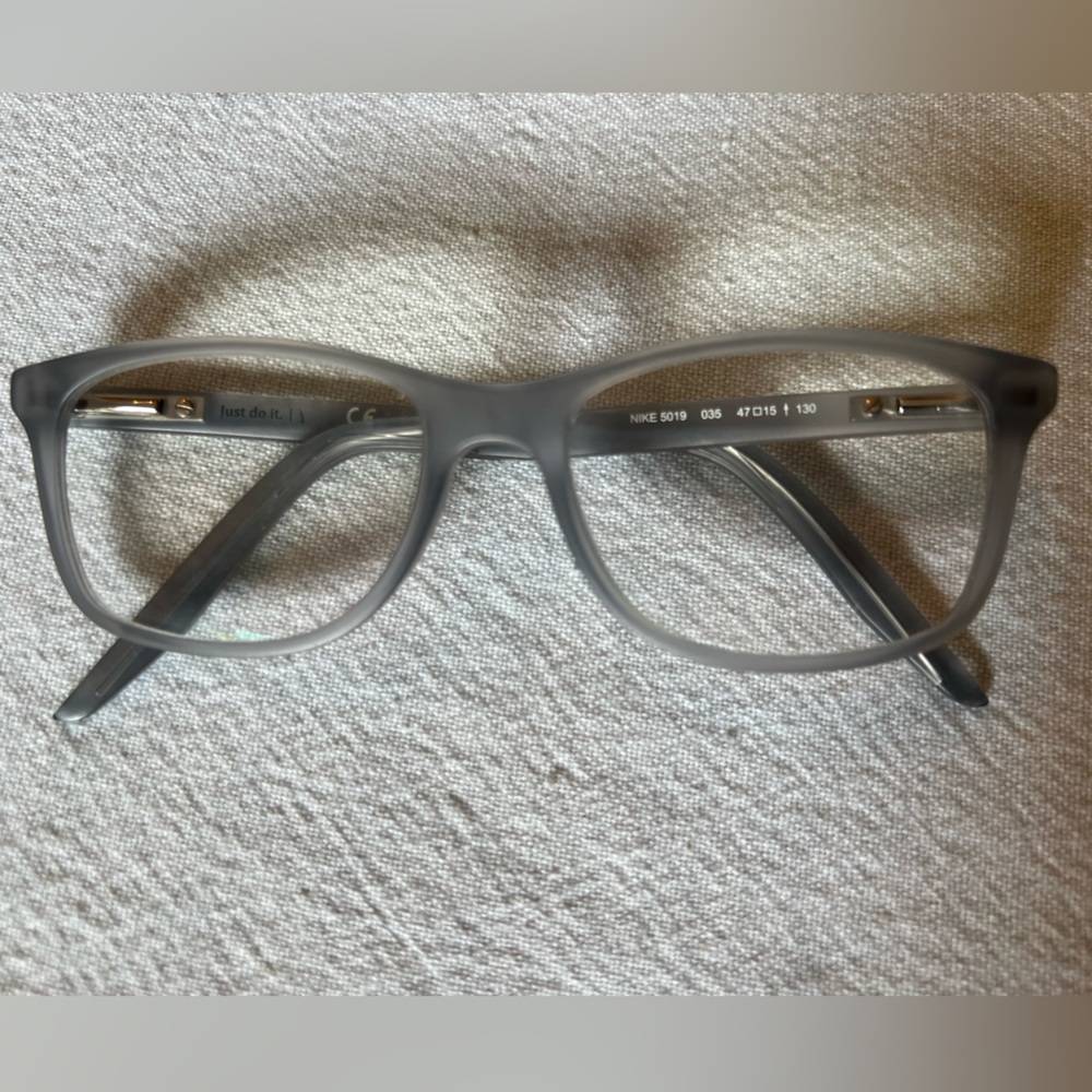 Nike Eye Glass Frames light gray Lightweight Boys